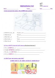 Prepositions worksheet 2