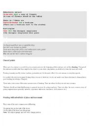 English Worksheet: adverbial 