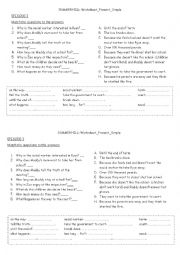 English Worksheet: Summerhill_TV_series_episode_3_present_simple