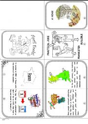 English Worksheet: April  fools MINI BOOK