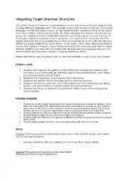 English Worksheet: passive voice lesson plan