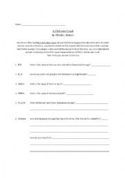 English Worksheet: Christmas Carols  worksheet