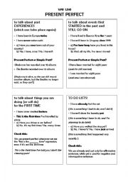 English Worksheet: Present Perfect