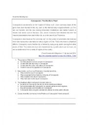 English Worksheet: Test for second level adult education in Chile
