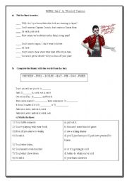 English Worksheet: Song: Eat it - Weird Al Yankovich