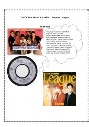 English Worksheet: The human League 