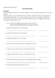 English Worksheet: Find Someone Who - Future Time Clauses & Past Perfect