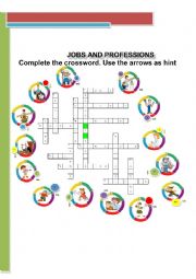 English Worksheet: JOBS AND PROFESSIONS