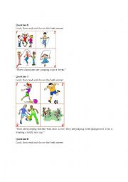 English Worksheet: Outdoor Activities