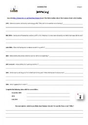 English Worksheet: Looking for Banksy webquest