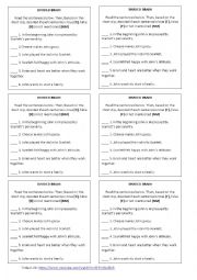 English Worksheet: Divided Brain