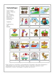 English Worksheet: My Favourite  Funfair