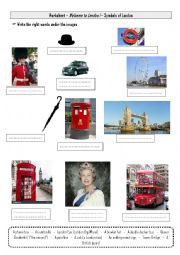 English Worksheet: London symbols
