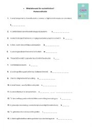 English Worksheet: Vocabulary - Homes and Habits