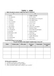 English Worksheet: TOPIC OF SPEAKING