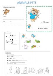 English Worksheet: pets