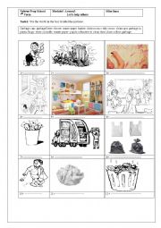English Worksheet: Module5 :Lesson3 Lets help others