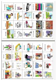 English Worksheet: Vocational Verb Pics Part 1