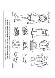 English Worksheet: Dress up !