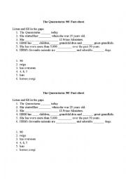 English Worksheet: The Queen is 90! - listening with key