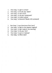 English Worksheet: Exercise with 