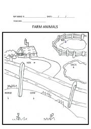 English Worksheet: Farm Animals