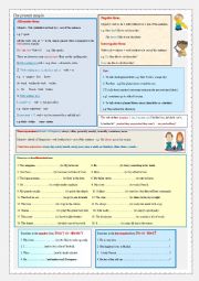 English Worksheet: The present simple