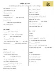 English Worksheet: Listening activity - 