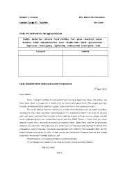 English Worksheet: tourism