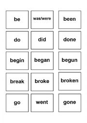 English Worksheet: memory game