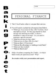 English Worksheet: Business and Character Educator