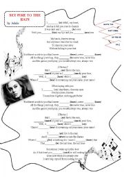 English Worksheet: Song for simple past