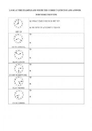 English Worksheet: BOBS DAILY ROUTINE