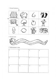 English Worksheet: Snake picture