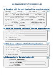 Past simple_ evaluation worksheet_ Version 1