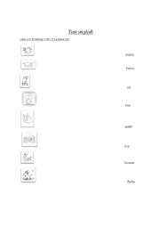English Worksheet: colours