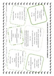 English Worksheet: ANIMALS: DESCRIPTION MATCHING