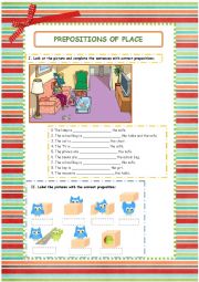 REVISION: PREPOSITIONS OF PLACE