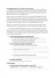 English Worksheet: The Vacuum Cleaner
