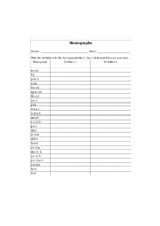 English Worksheet: homophones