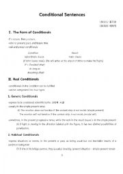 English Worksheet: conditional 