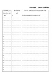 English Worksheet: Practice with IRREGULAR VERBS - Passage + exercises