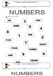 numbers 1-10