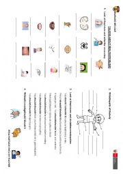 English Worksheet: HEALTH PROBLEMS