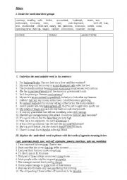 English Worksheet: money vocabulary 