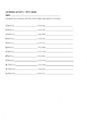 English Worksheet: Listening activity objects of the house