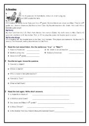 English Worksheet: Mix Exercises