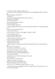 English Worksheet: Must vs Have to