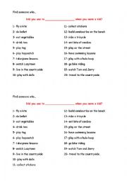 English Worksheet: Used to 