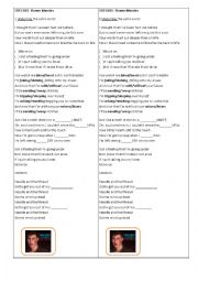 English Worksheet: Song Stitches 